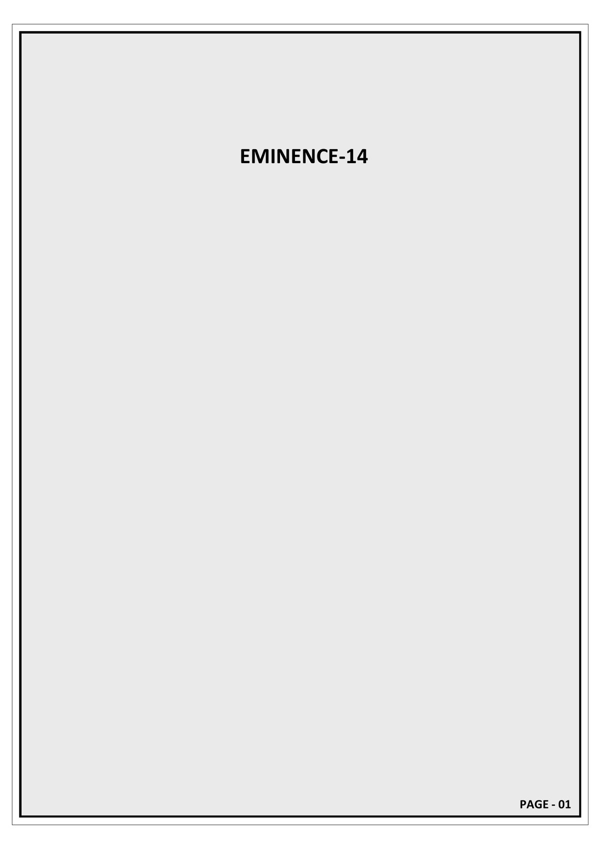Eminence 14 - Image 1