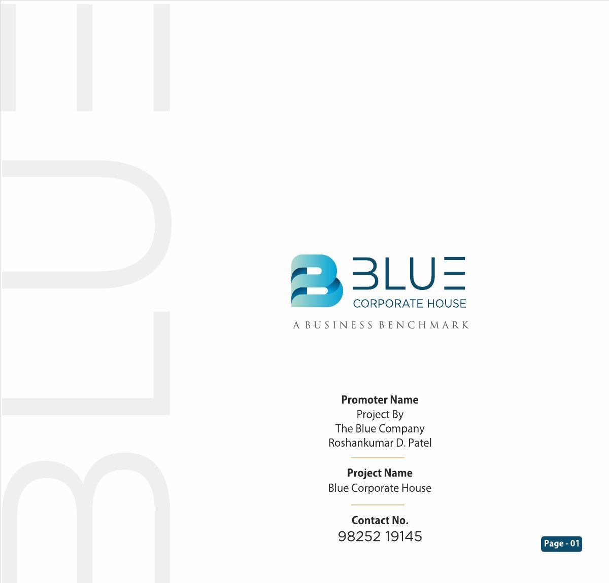 Blue Corporate House Image 1 Blue Corporate House - Image 1