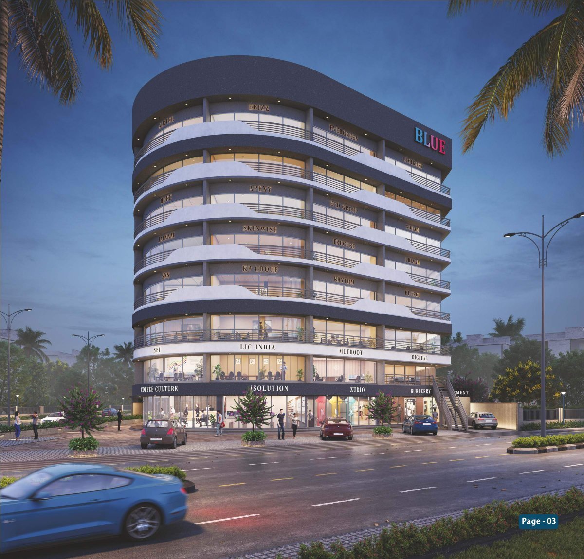 Blue Corporate House Image 3 Blue Corporate House - Image 3