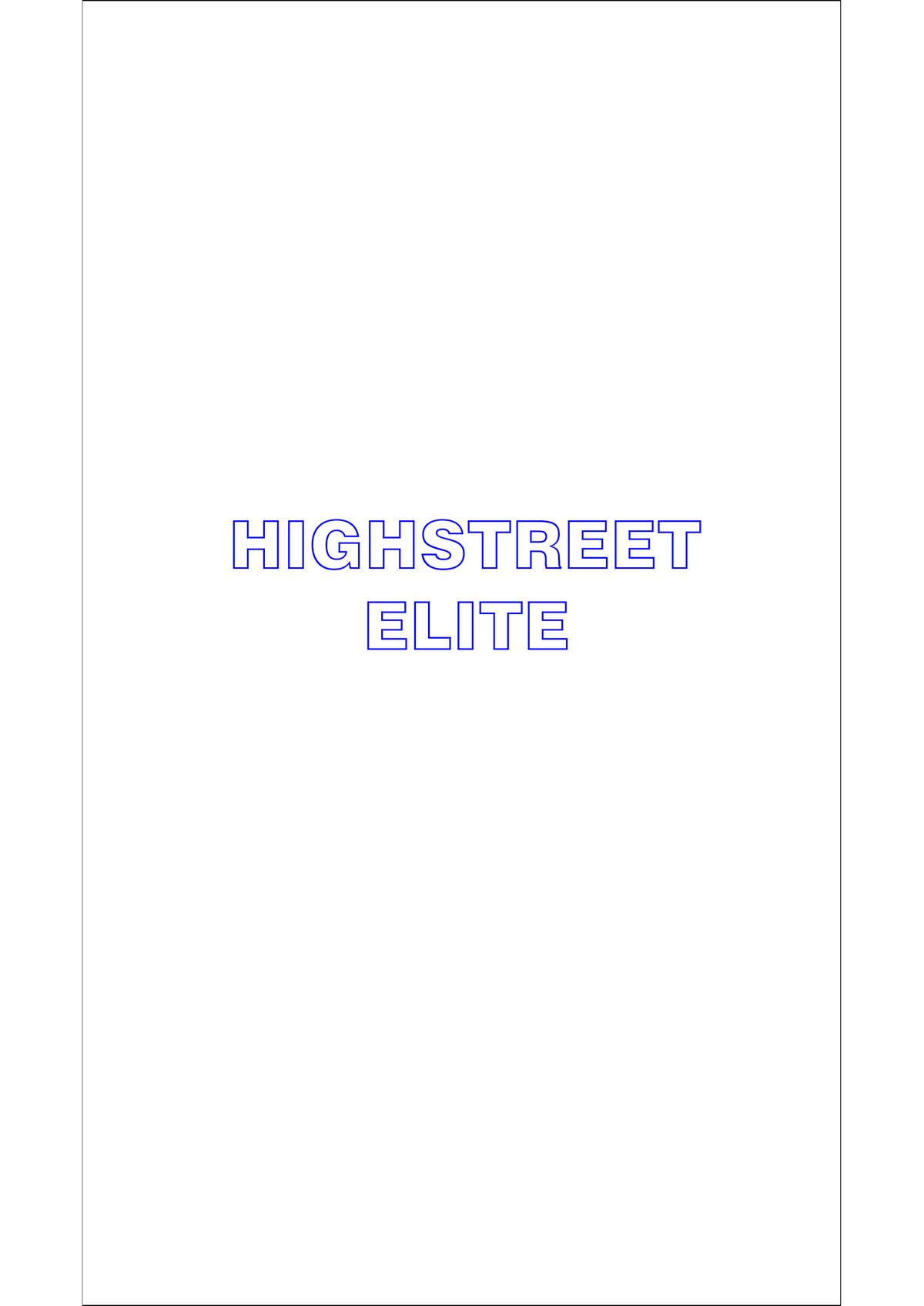 Highstreet Elite Image 1 Highstreet Elite - Image 1
